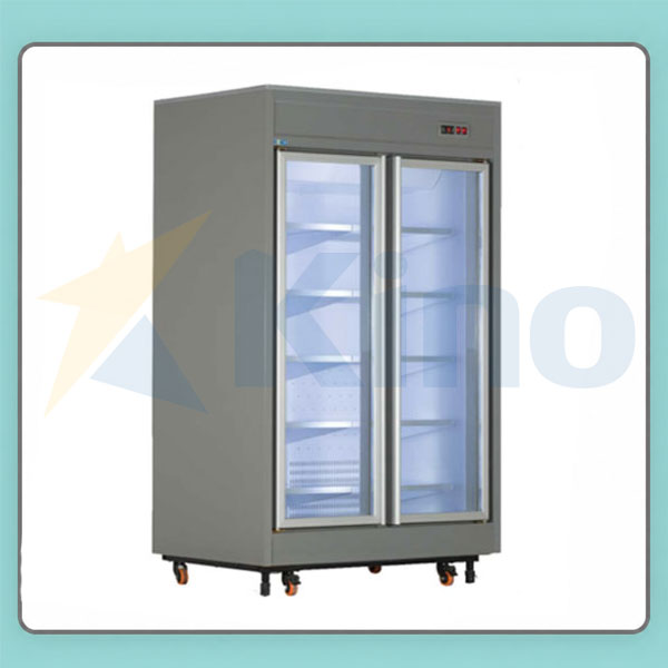 یخچال فروشگاهی ویترینی دو درب مدل RV21