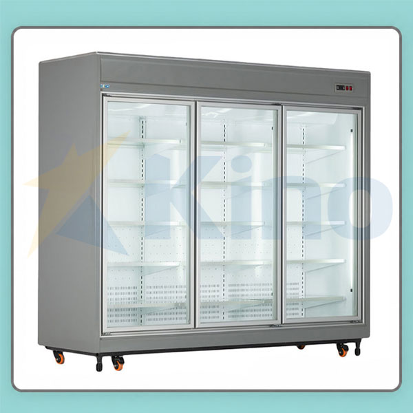 یخچال فروشگاهی کینو ویترینی دودرب مدل RV31SW