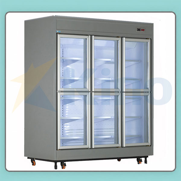 یخچال فروشگاهی کینو شش درب ویترینی مدل RV32