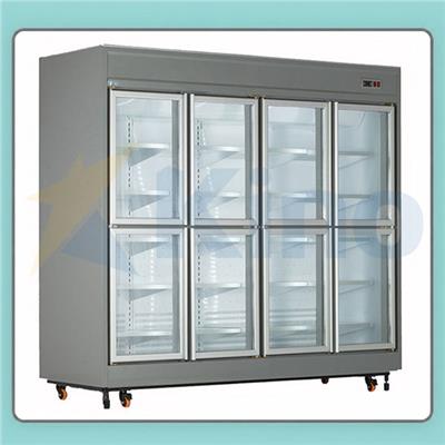 یخچال فروشگاهی کینو شش درب ویترینی مدل RV42